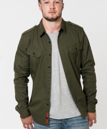 Cotton Parka with Faux