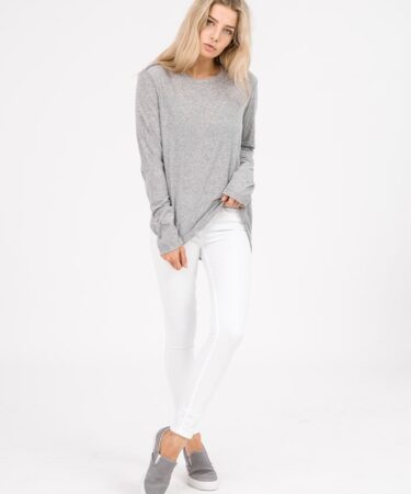 Seam L/S Tee With Tail