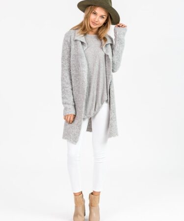 Womens Boucle Cardigan